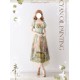 Cyans Qing Oil Painting Spring Short and Long One Piece(Leftovers/Full Payment Without Shipping)